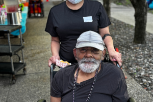 Resident with Lakehouse Staff